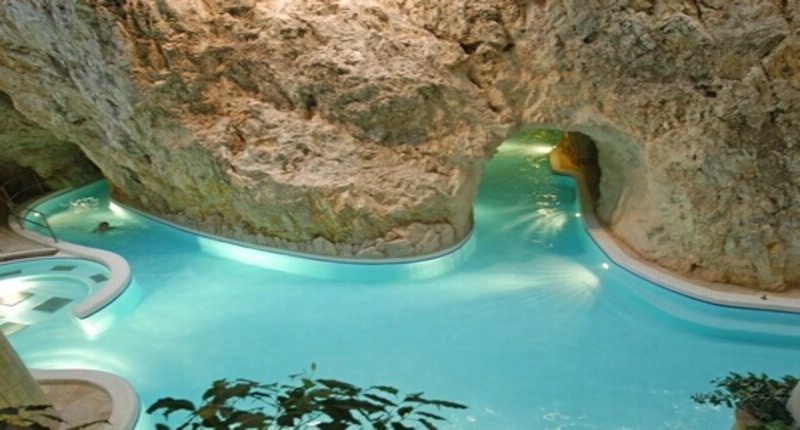 Hungary Miskolctapolca cave bath, Northern Hungary