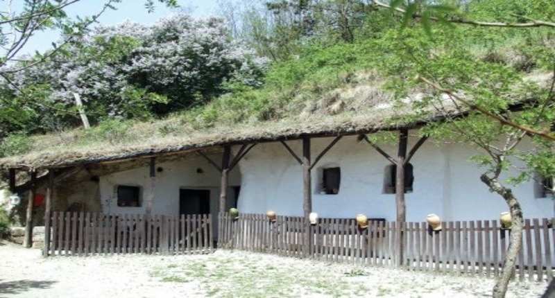 Hungary Cserepvaralja cave dwellings in Bukk Mountains, Northern Hungary